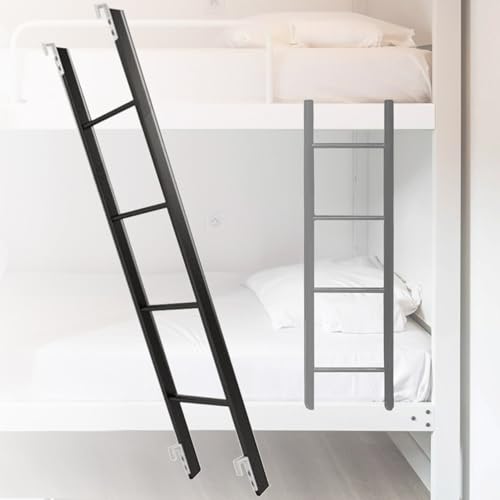 SZITW Escalera Interior para litera Doble, Escalera para Cama con Gancho para Dormitorio, Camper, Loft, Escalera para litera RV de 4/5 escalones, escaleras universales para Caravana, Escalera domé