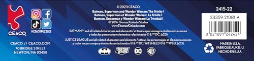 Ceaco 2415-22 Thomas Kinkade - Dc Comics - Justice League - Batman, Superman, And Wonder Woman: The Trinity - 500 Piece Jigsaw Puzzle thumb #5