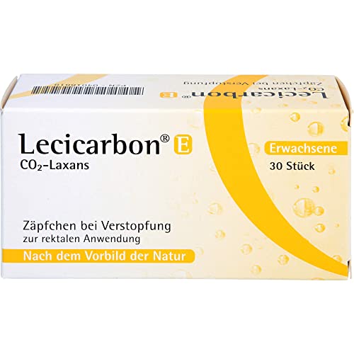 LECICARBON E CO2 Laxans Erwachsenensuppositorien 30 St