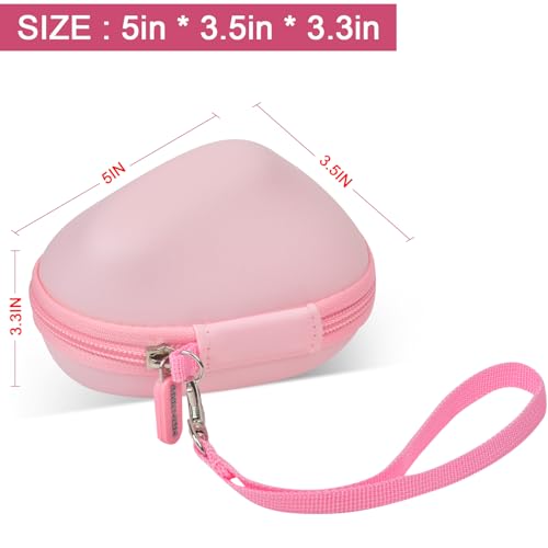 Funda para mouse vertical inalámbrico Bluetooth Logi, estuche ANKHOH rosa portátil 6