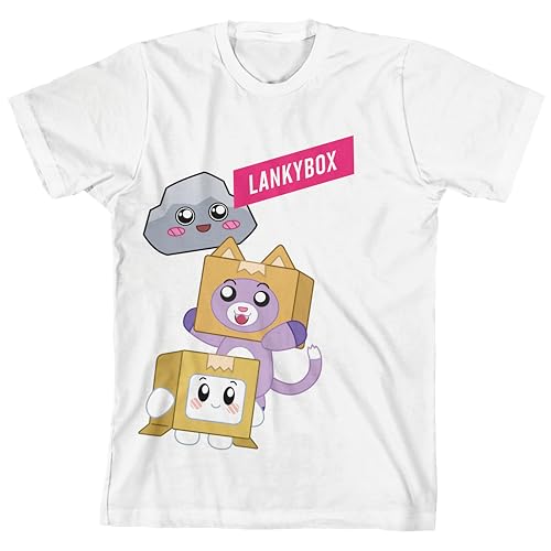 LankyBox Bruh Character Art 3-Pack Crew Neck Short Sleeve Toddler Boy's to Youth Boy's T-Shirt Set2