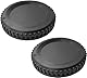 Body Cap Cover for Nikon D3500 D3400 D3300 D3200 D3100 D5600 D5500 D5300 D5100 D7500 D7000 D850 D810 D800 D750 D350 D90 D80 D70 DSLR Cameras,Hxdzieory [2 Pack]
