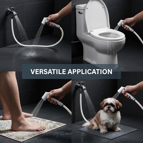 Image of Parryware Health Faucet PVC Gun Without Hose and Hook | Economical Toilet Spray Gun /Bidet Spray Gun for Bathroom (E618371099)