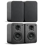 Saiyin 5.0 Home Theater System, 100w HiFi Surround Sound Speakers with Stereo Surround Sound and Classic Rretro Wood Grain for TV/PC, Amplifier or Receiver Required, Passive, Cable Not Included - Image 4