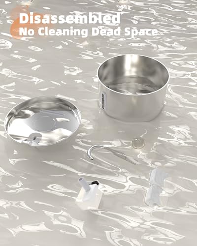 Cat Water Fountain Stainless Steel: Cat Fountain for Drinking - Image 8