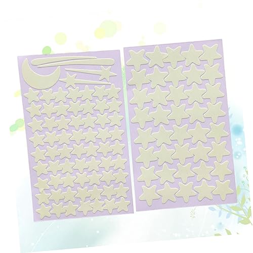 Luminous Kids Wall Decals 103pcs Star Ceiling Stickers miniatura 5