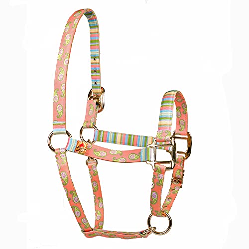 Image of Yellow Dog Design Standard Step-in Harness, Melon Paisley, Small 9 inch - 15 inch