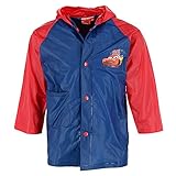 Textiel Trade Kid's Disney Cars Lightning McQueen and Mater Rain Coat, 23 Years, Navy