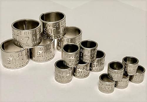 15 (Fifteen Bands) - (5) Duck Leg Bands and (5) Goose Leg Bands and (5) Wood Duck Leg Bands, Add to Your Duck Call Lanyard or Mount