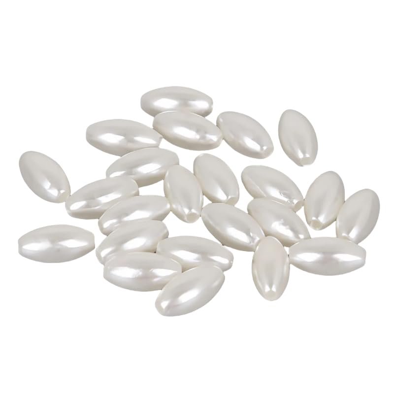 100mm Oval Pearl Beads Bulk ABS Oval Loose Spacer Beads for DIY Jewlery Making,Crafting,6x12mm