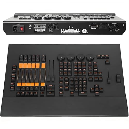 DMX Controller 2040 Canali DMX512 Console Luce per Party DJ Disco Lampada da Palcoscenico con 2 porte di uscita DMX per operazioni di luce a testa mobile
