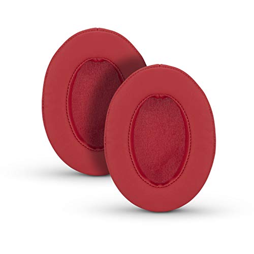 Image of Brainwavz Replacement Earpads for ATH M50X, M50BT, Steelseries Arctis, Pro Wireless & Stealth 600, HyperX Cloud, AKG, SHURE, Philips & Many More Headphones, Memory Foam Ear Pad Cushions, Red Oval