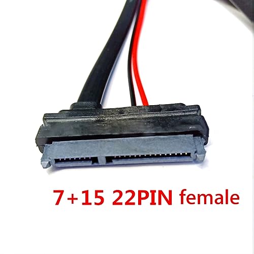 Cable Adaptador SATA 11.8 pulgadas para Disco Duro y SSD miniatura 5
