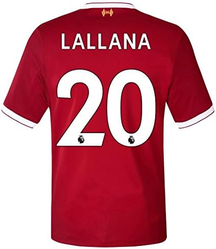 Lallana #20 Liverpool 17/18 Home Soccer Jersey Men's Color Red Size M