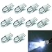 Produktbild BESTOPSEL Auto Auto Wedge Armaturenbrett Licht T10 Weiß 12V LED 194 168 158 5W 6500K Side-10Pcs / Set