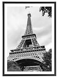 Tableau Tour Eiffel noir et blanc 50 x 70 cm