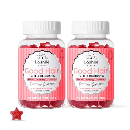 Lashilé Beauty - Gummies Cheveux Femme Enceinte - Pousse Croissance