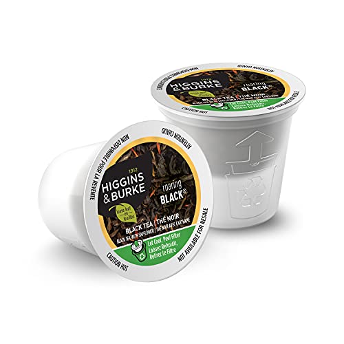 Higgins & Burke Roaring Black, Loose Leaf, Black Tea, Keurig K-Cup Brewer Compatible Pods, 24 Count #TOP2