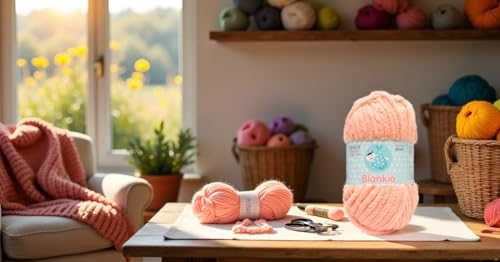 Image of M.G ENTERPRISE Knitting Yarn Thick Chunky Wool, Blankie Baba 100 GMS Best Used with Knitting Needles-NO Art-AGDJ
