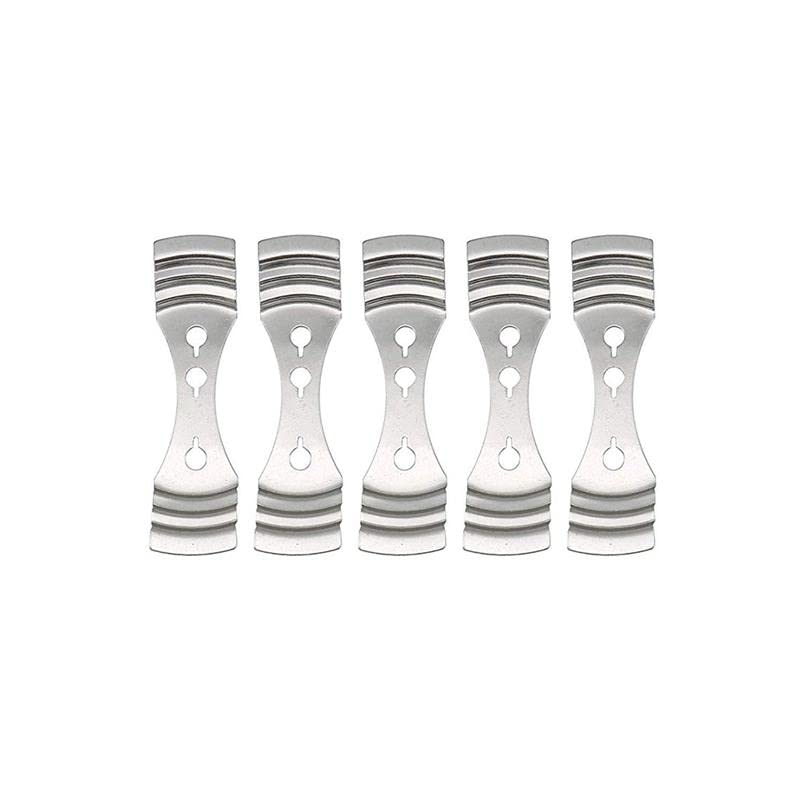 Juego de 5 Soportes Metálicos para Pabilos de Velas miniatura 6
