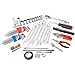Powerbuilt 100 Piece Motorcycle Tool Kit with Roll Pouch, Roadside, Travel Wrenches, Ratchet, Sockets - 643028ECE