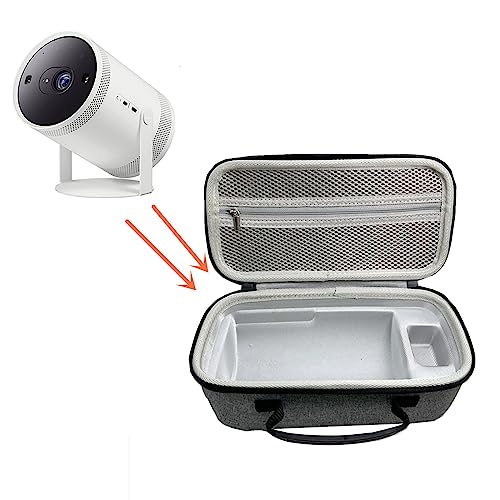 Funda rígida portátil para proyector, bolsa protectora con cierre para almacenamiento y transporte seguro miniatura 4