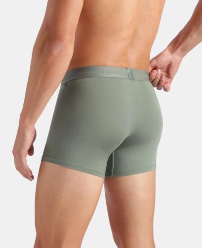 Image of Jockey IC25 Men Tencel Micro Modal Cotton Elastane Stretch Solid Trunk with Natural StayFresh Properties