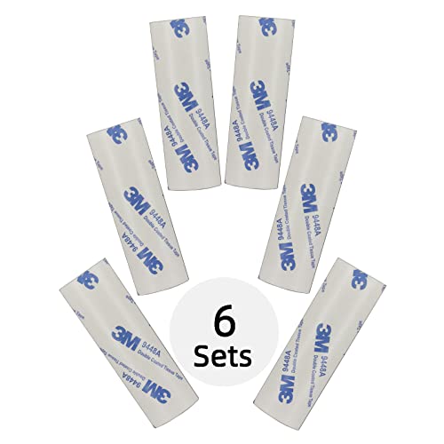 Kowibcl 6 Sets, White Horizontal Blind Repair Tabs, White ,Blind Fixers For Horizontal Blinds Replacement Slats & Parts(1" W X 3" L) #TOP6