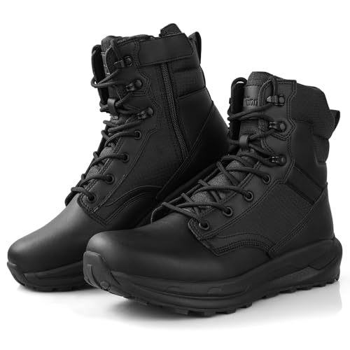 Tactical Hiking Combat Boots for Men Military Work Motorcycle Boots2