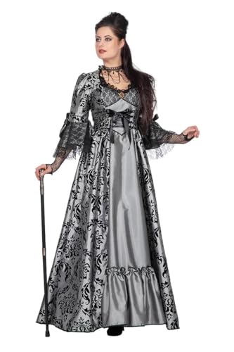 Wilbers & Wilbers 4307 - Elegante Vestido Barroco/renacentista de tafetán, Lujoso Vestido Largo de marquesa, para Carnaval, Fiestas temáticas históricas