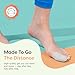 ZenToes Gel Toe Caps – Silicone Toe Protectors for Cushioning & Nail Coverage – Relief from Missing or Ingrown Toenails, Corns, Blisters or Hammer Toes, Reusable Daily Wear, 6 Pack (Large, White)