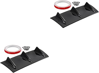 Wakauto 2 Peças Defletor Alerones Para Autos Universales Spoiler De Carro Spoiler Universal Carro Difusor Universal Spoiler Lábio Spoiler Traseiro Do Carro Desvio Spoiler Traseiro Veículo