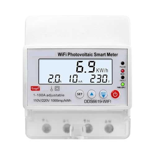 Compteur de kWh monophasé AC 220V pour suivre la consommation des appareils de votre maison connectée