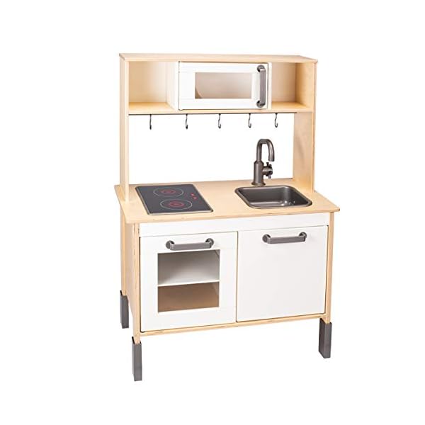 Ikea Duktig Minikitchen, Birch Plywood, White Brick Pop Toy Shop
