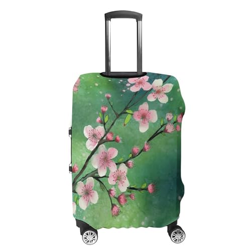 Luggage Cover Elastic Suitcase Cover Anti-Scratch Suitcase Covers Travel Peach Floral Pattern Luggage Covers Luggages Protector for Travel Adult Luggages Decorative 18-32 Inch4