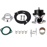 40mm Universal GT45 Turbocharger Compatible with Various Vehicles Includes Oil Feed Return Line BOV Adapter and V Band Flange