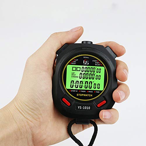 BESPORTBLE Cronômetro Digital Cronógrafo Temporizador Temporizador de Contagem Regressiva Cronômetro