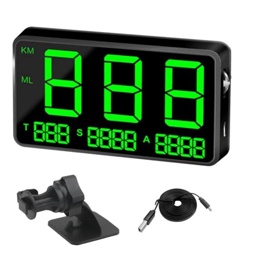 GPS Car HUD Digital Speedometer, 4.5