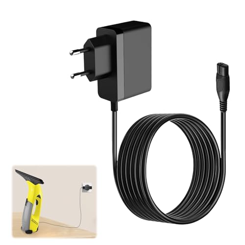 Chargeur pour Karc-her Lave Vitre, Chargeur Kar-cher Vitre 5,5v Durable pour Kar-cher Nettoyeur...