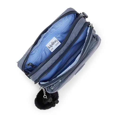 Image of Kipling Women's Abanu Medium Crossbody Bag, Lightweight, Adjustable Nylon Waist Pack with Multi-Compartment Zip Pockets