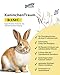 bunnyNature KaninchenTraum Basic - Zwergkaninchen Alleinfuttermittel ab dem 6. Lebensmonat - Kaninchen-Futter mit 63 Erlesenen Pflanzen & Kräutern - 1,5kg
