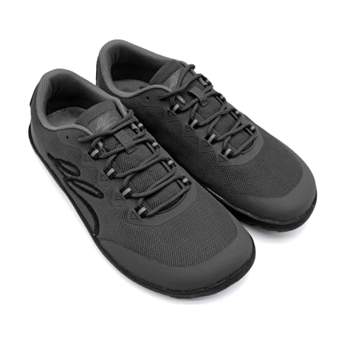 Grounding Comfortable Barefoot Shoes with Wide Toe Box Pain Relief and Improved Sleep Zero Drop Design Breathable Mesh Upper Flexible Non-Slip Sole Ideal for Running Walking and Adventure