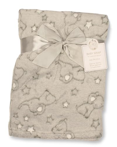 Snuggle Baby Manta Envolvente para bebé - Elefante y Estrellas (Gris)
