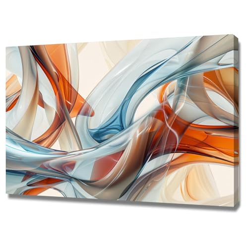 Art mural sur toile de peinture abstraite pour sublimer votre salon moderne en 70x100cm