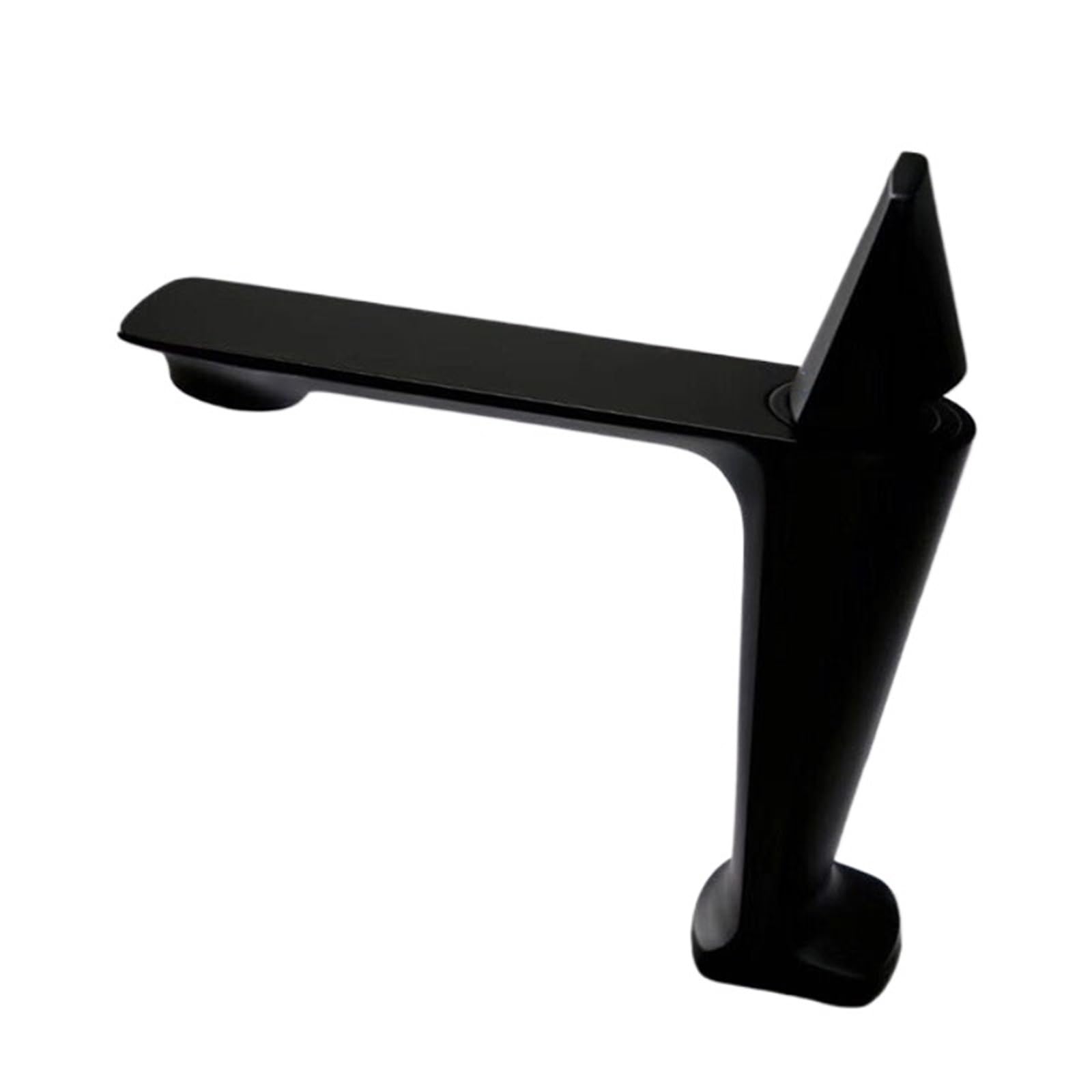 Lyvqzpwlr Color-2 Bathroom Basin Pillar Taps, Waterfall Bathroom Basin Sink Faucet Square Brass Single Handle Vanity Mixer Tap(Color-2)