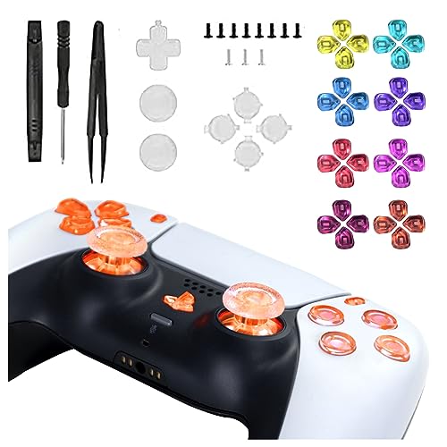 [Compatibilità] Il kit di controller ps5 a led colorati è solo per il modello di controller ps5 (bdm-010/bdm-020, non adatto a bdm-030). È necessario smontare il controller per installare questi tasti led PS5 controller, quindi se non si dispone di esperienza di smontaggio pertinenti, si prega di acquistare questo prodotto con cautela (non si consiglia di acquistare).
