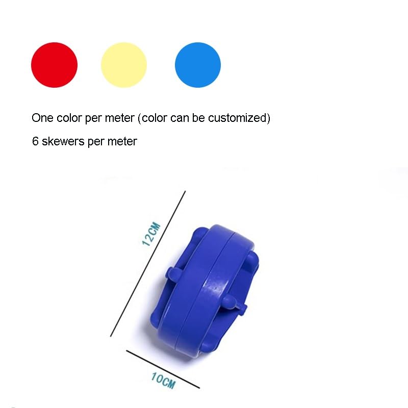 Questa Corda di Sicurezza preassemblata per Piscina - Linea Galleggiante per corsie e segnaletica di Area | Accessori Resistenti per Piscine, spiagge, secche e Sport Acquatici