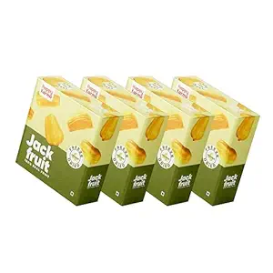 Happy Karma Freeze Dried Jackfruit - 4-Pack (80g Total) - Natural Exotic Snack | Gluten-Free | Non-GMO | Healthy Fruit Snacking Delight