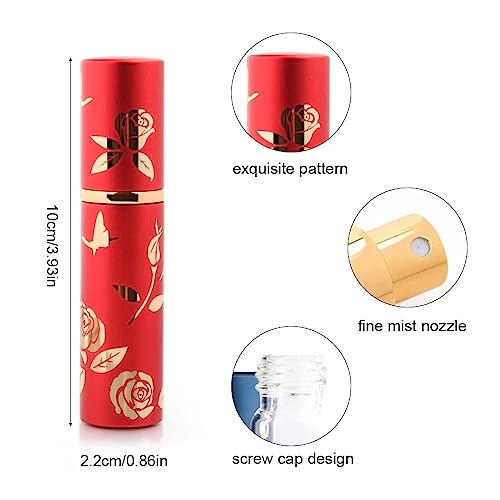 Fezf Flacone Spray da 2 Pezzi da 10ml, Erogatore