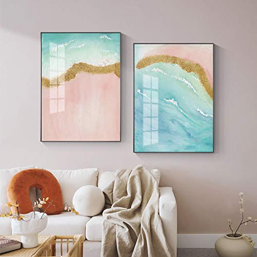 Affiches et gravures océan mer : une invitation à la sérénité avec les toiles rose plage